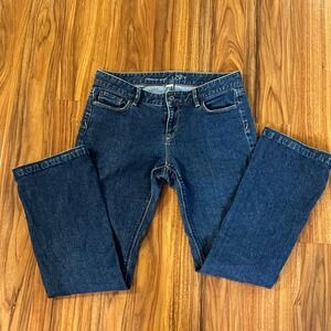 Ann Taylor Loft Original Bootcut Jeans Stretch Denim Mid Rise Womens Size 10